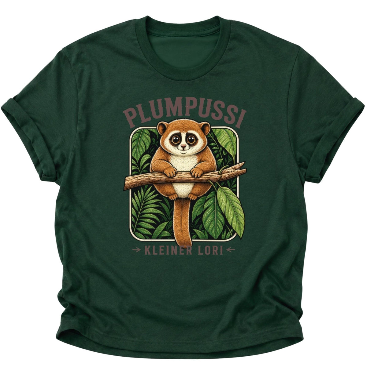 Plumpussi Unisex T-Shirt Forest Green - PINE & RIVER