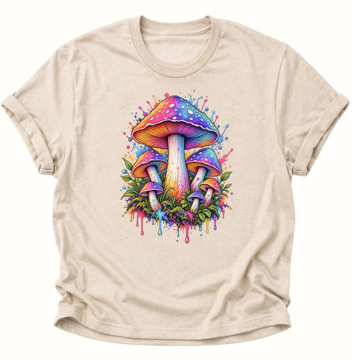Psychedelische Pilze Unisex T-Shirt Nature - PINE & RIVER