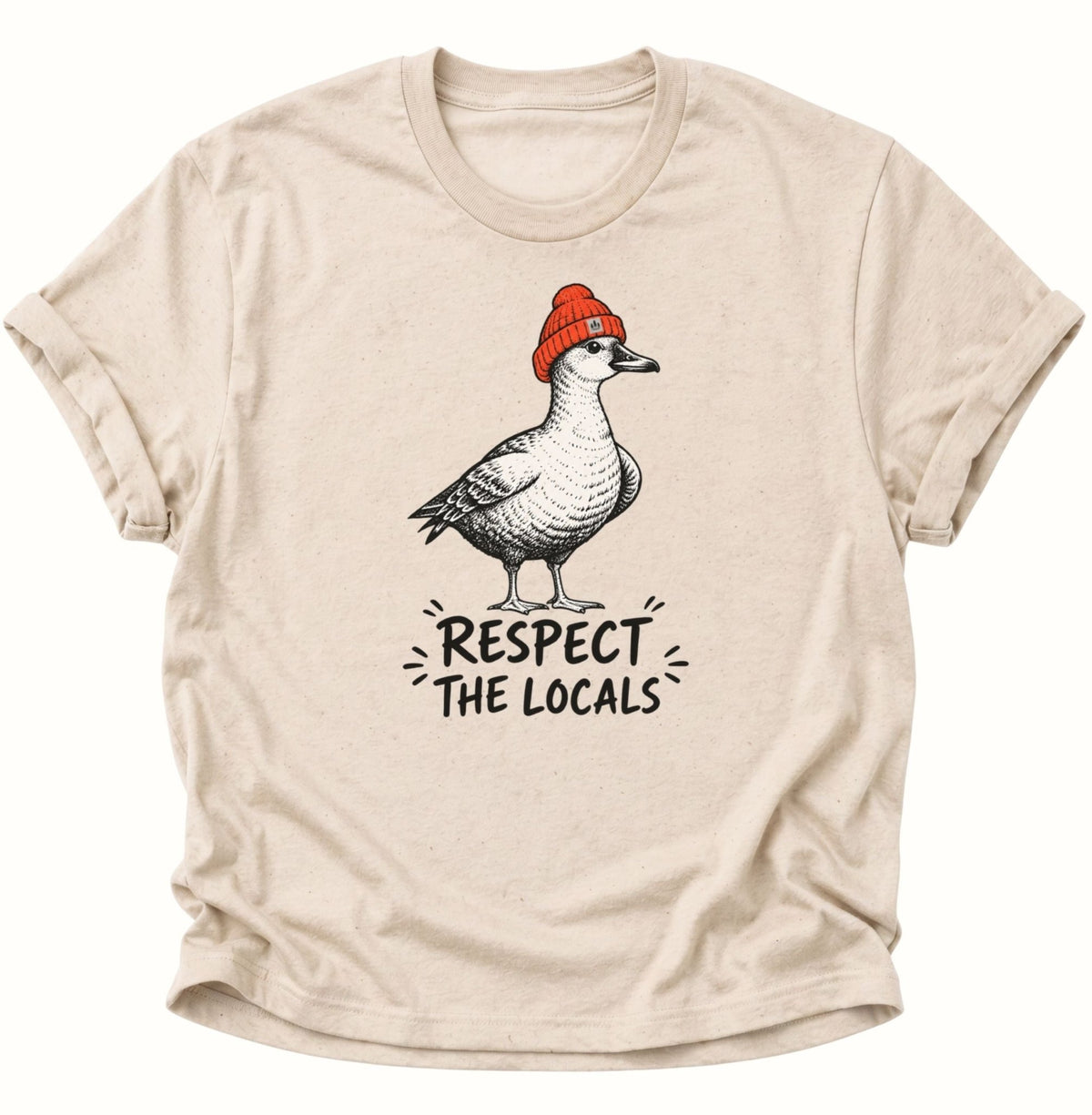 Respect The Locals Ente Unisex T-Shirt Nature - PINE & RIVER