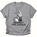 Respect The Locals Fuchs Unisex T-Shirt Sport Grey - PINE & RIVER