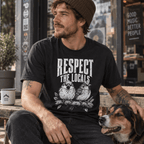 Respect The Locals Spatzen Unisex T-Shirt Gelb - PINE & RIVER
