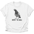 Respect The Locals Taube Unisex T-Shirt Weiß - PINE & RIVER