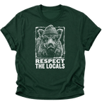 Respect The Locals Wildschwein Unisex T-Shirt Navy Blue - PINE & RIVER