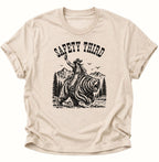 Safety Third Cowboy Bär Unisex T-Shirt Nature - PINE & RIVER