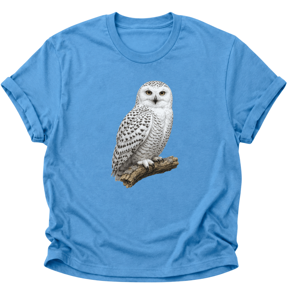 Schneeeule Unisex T-Shirt Carolina Blue - PINE & RIVER