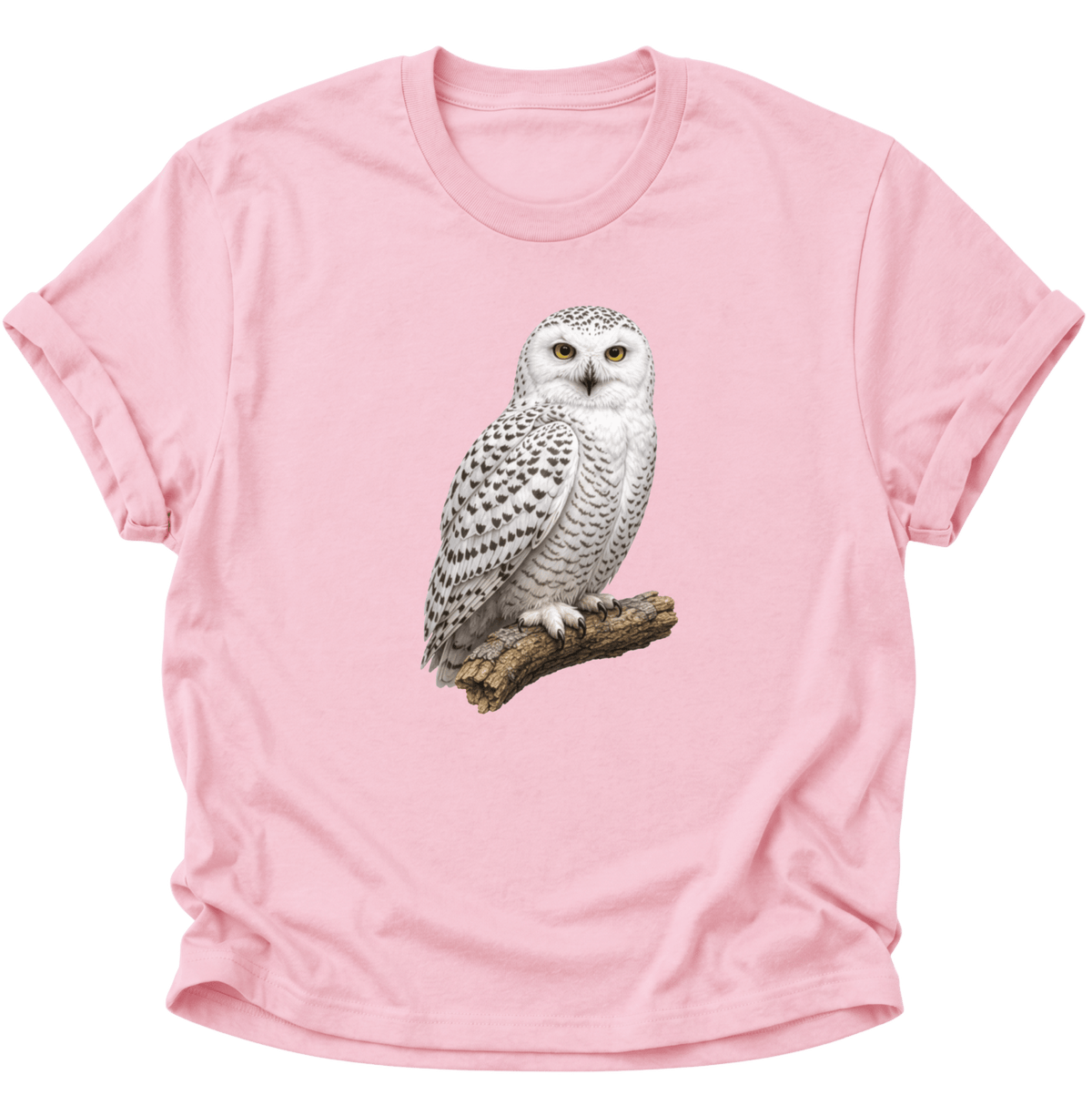 Schneeeule Unisex T-Shirt Light Pink - PINE & RIVER