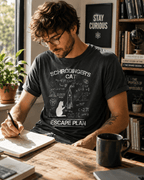 Schrödingers Cat Escape Plan Unisex T-Shirt Military Green - PINE & RIVER