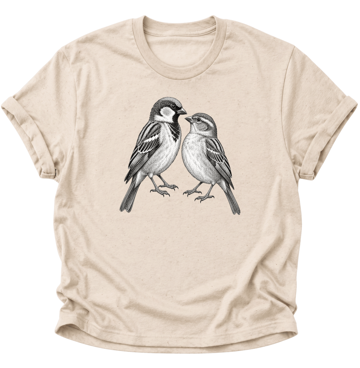 Spatzen Verbundenheit Unisex T-Shirt Nature - PINE & RIVER