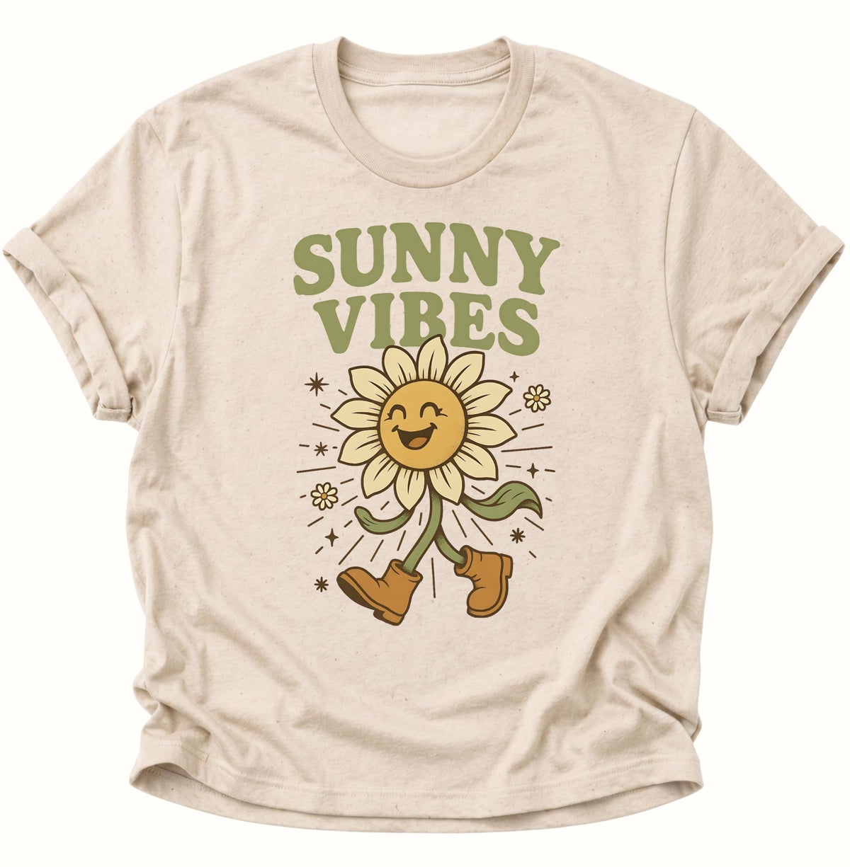 Sunny Vibes Sonnenblume Unisex T-Shirt Nature - PINE & RIVER