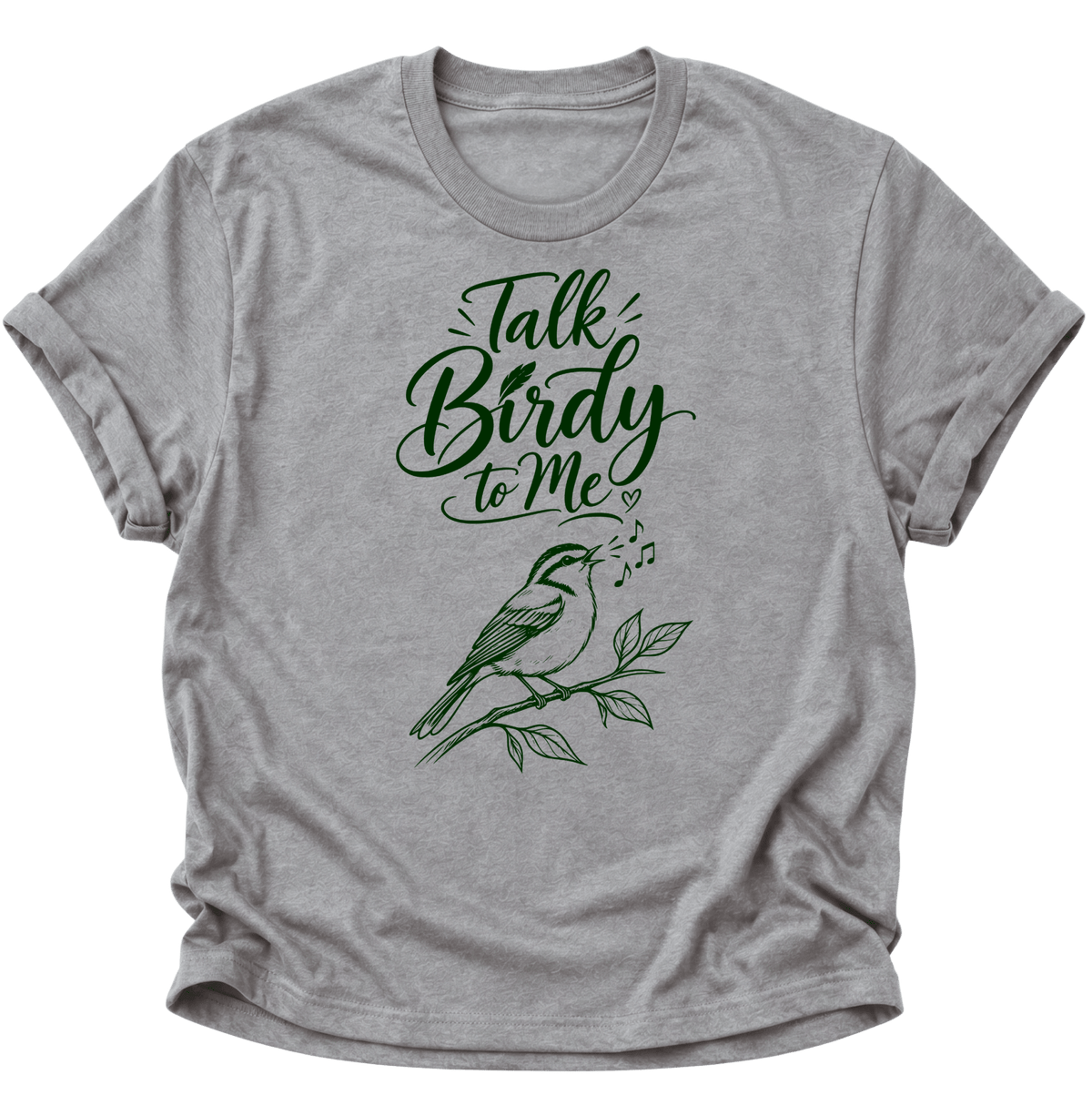 Talk Birdy to Me Unisex T-Shirt Sport Grey - PINE & RIVER