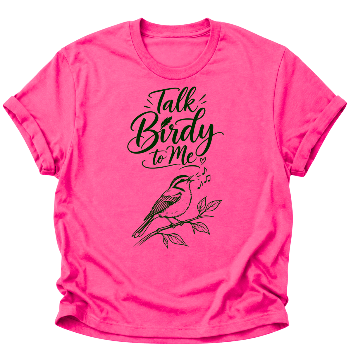 Talk Birdy to Me Unisex T-Shirt Heliconia - PINE & RIVER