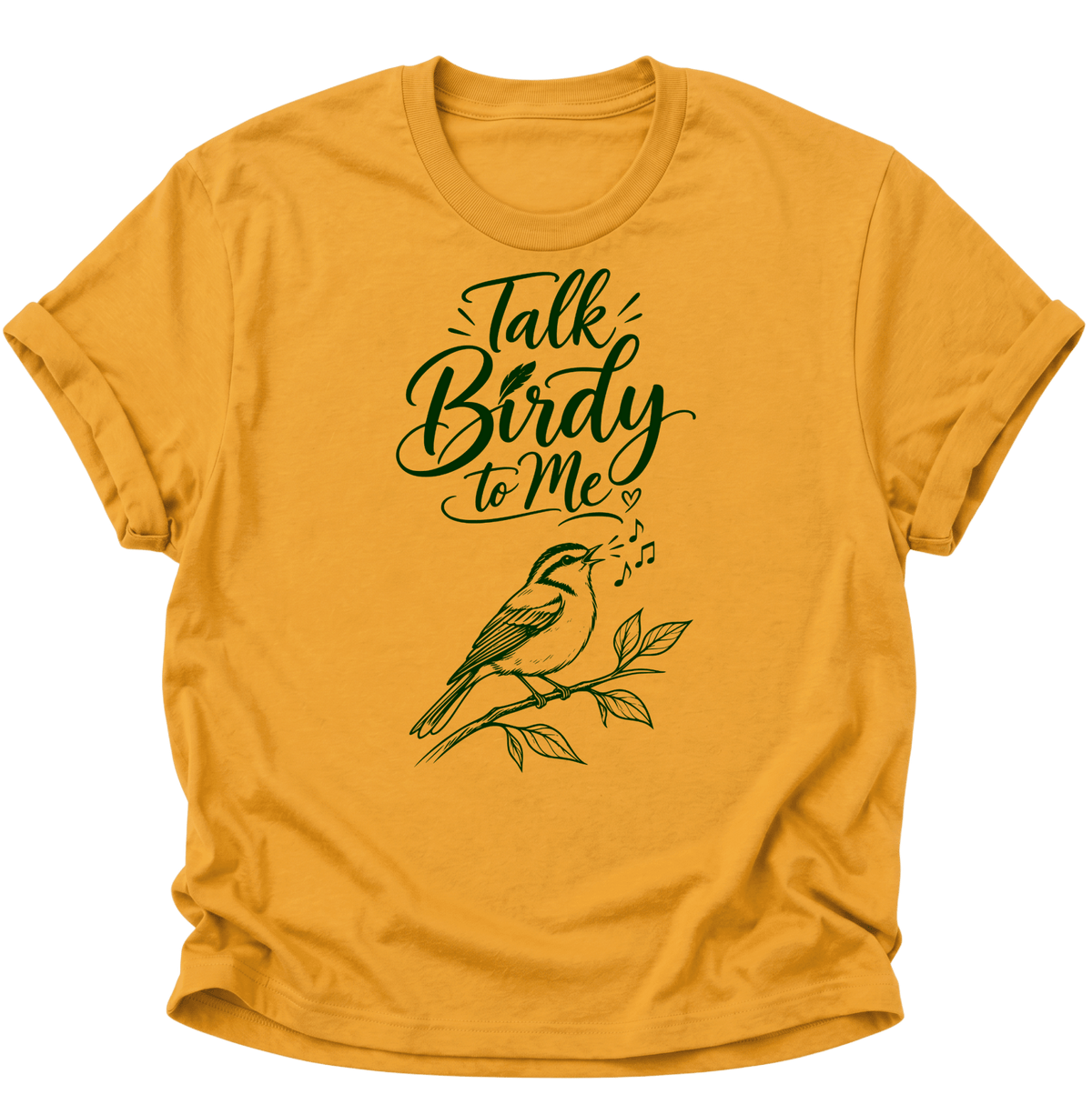 Talk Birdy to Me Unisex T-Shirt Gelb - PINE & RIVER