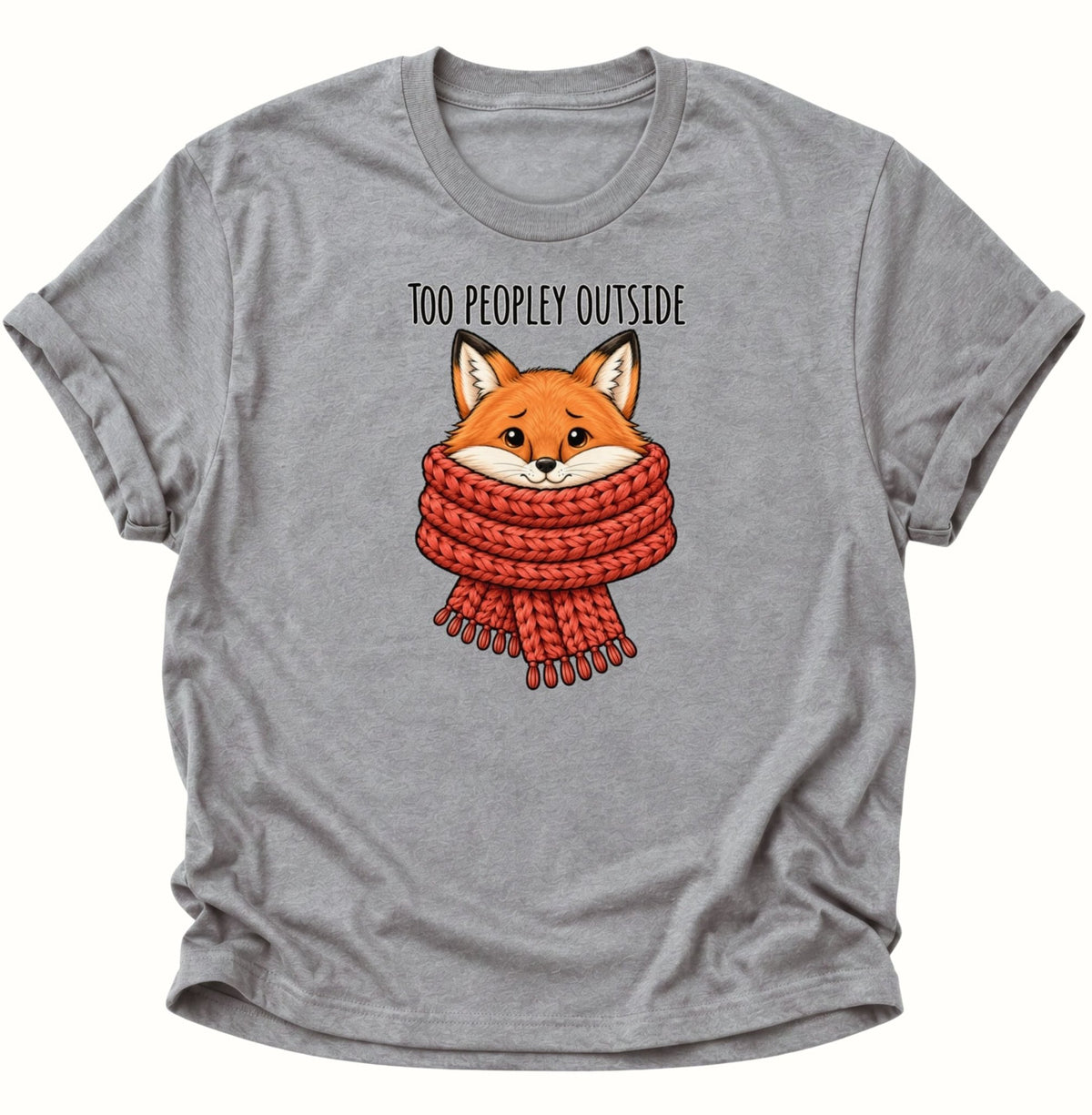 Too Peopley Outside Fuchs Unisex T-Shirt Sport Grey - PINE & RIVER