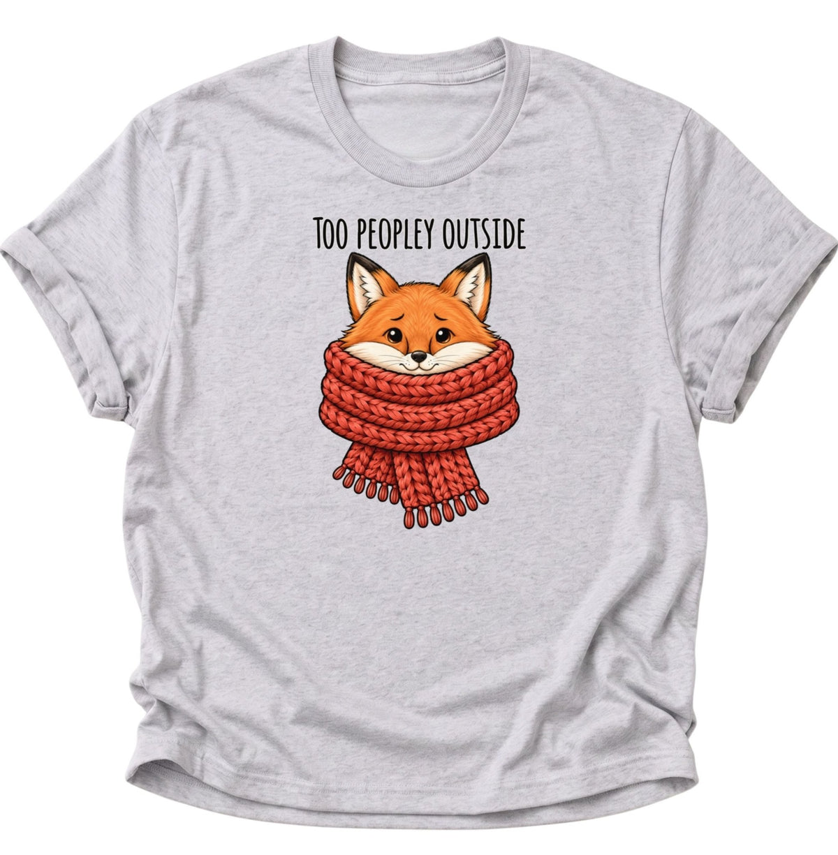 Too Peopley Outside Fuchs Unisex T-Shirt Ash Grey - PINE & RIVER