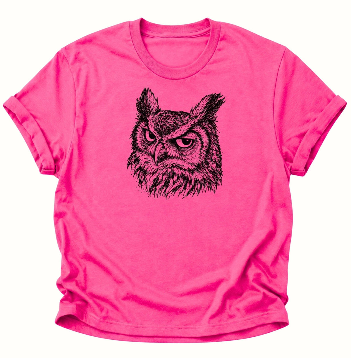 Uhu Porträt Unisex T-Shirt Heliconia - PINE & RIVER