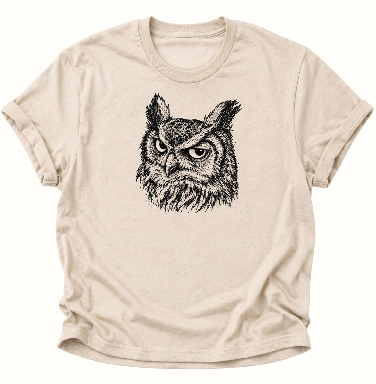 Uhu Porträt Unisex T-Shirt Nature - PINE & RIVER
