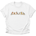 Vogelvielfalt Unisex T-Shirt Weiß - PINE & RIVER