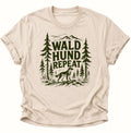 Wald Hund Repeat Unisex T-Shirt Nature - PINE & RIVER
