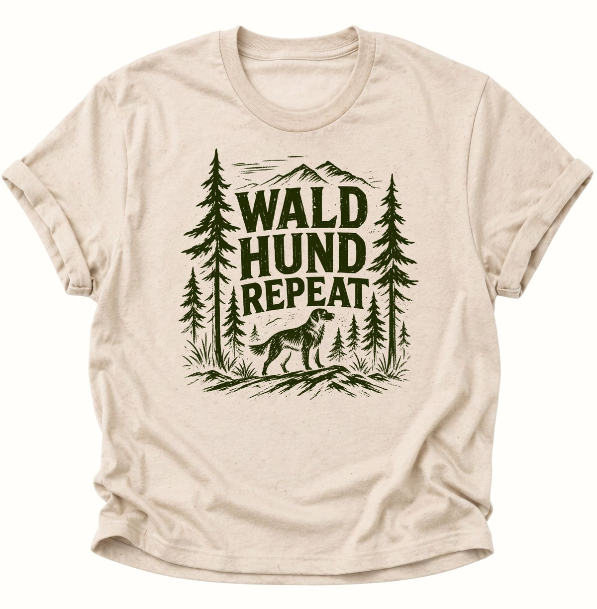 Wald Hund Repeat Unisex T-Shirt Nature - PINE & RIVER