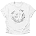 Waldmädchen Blumenkranz Unisex T-Shirt Weiß - PINE & RIVER