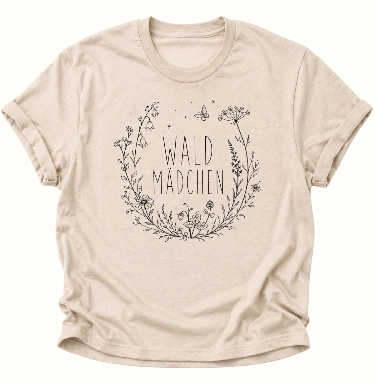 Waldmädchen Blumenkranz Unisex T-Shirt Nature - PINE & RIVER