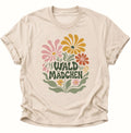 Waldmädchen Retro Blumen Unisex T-Shirt Nature - PINE & RIVER