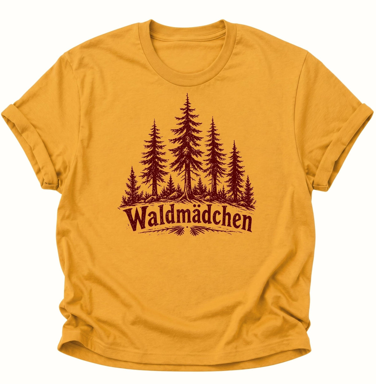 Waldmädchen Unisex T-Shirt Gelb - PINE & RIVER