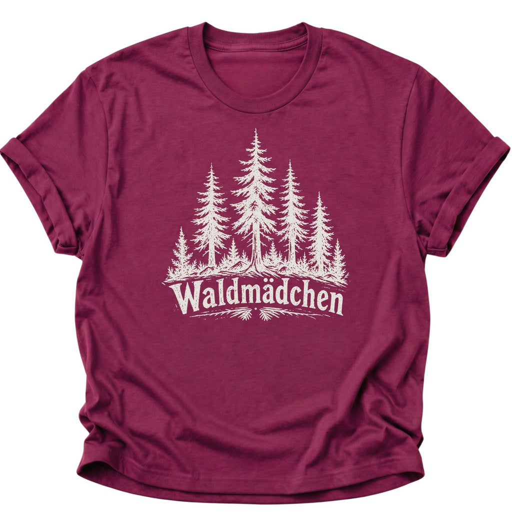 Waldmädchen Unisex T-Shirt Cardinal Red - PINE & RIVER