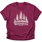 Waldmädchen Unisex T-Shirt Cardinal Red - PINE & RIVER