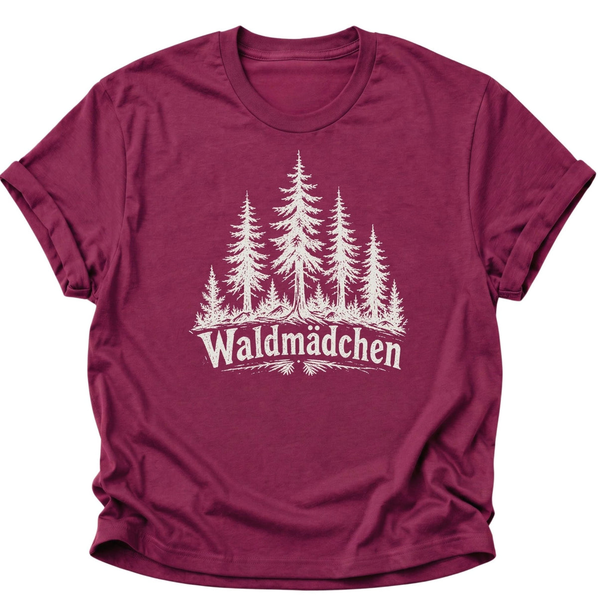 Waldmädchen Unisex T-Shirt Cardinal Red - PINE & RIVER
