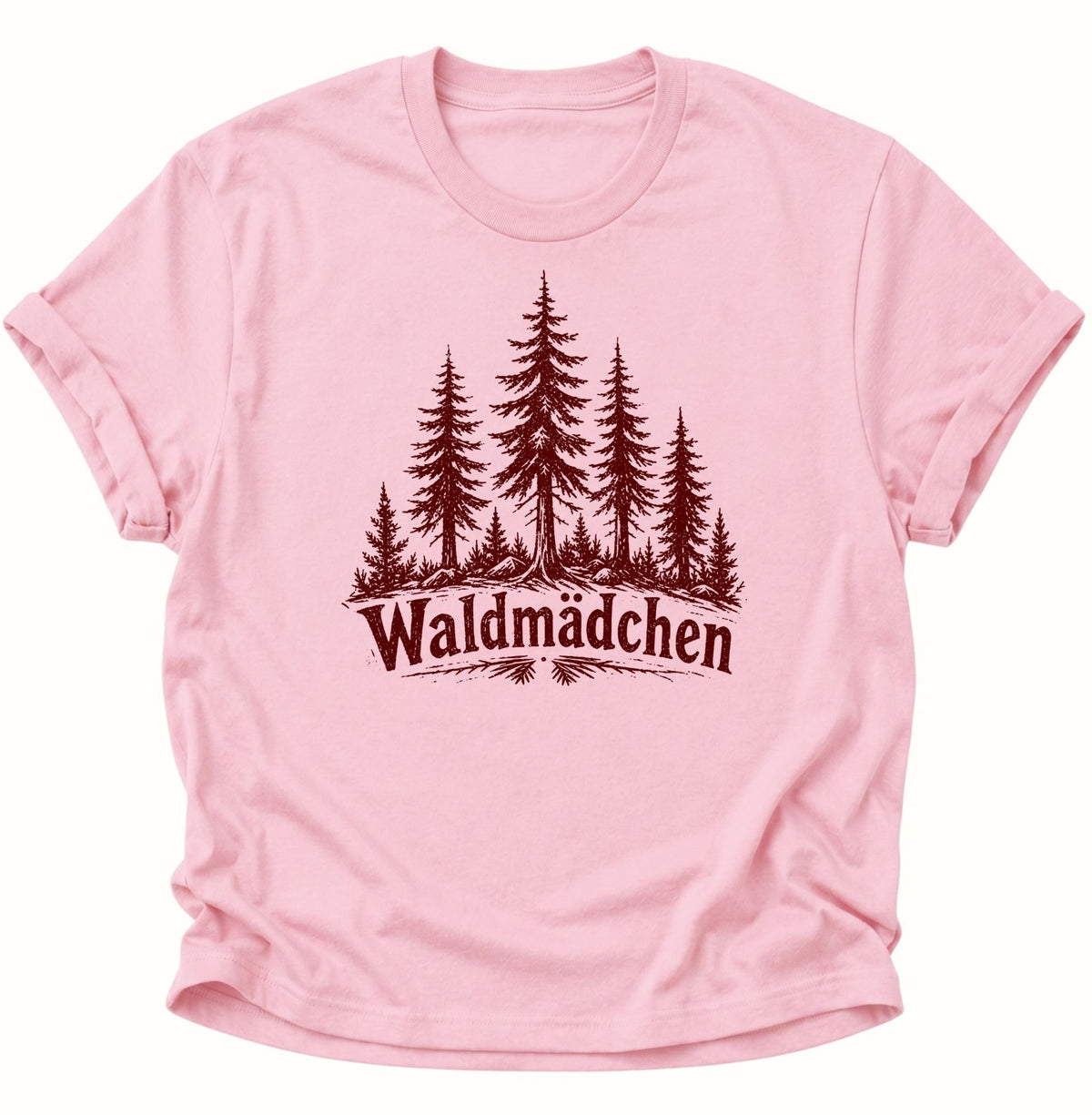 Waldmädchen Unisex T-Shirt Light Pink - PINE & RIVER