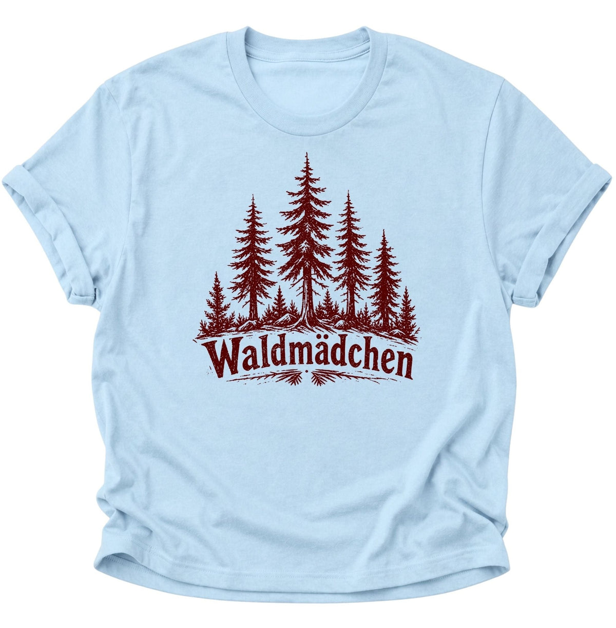 Waldmädchen Unisex T-Shirt Light Blue - PINE & RIVER