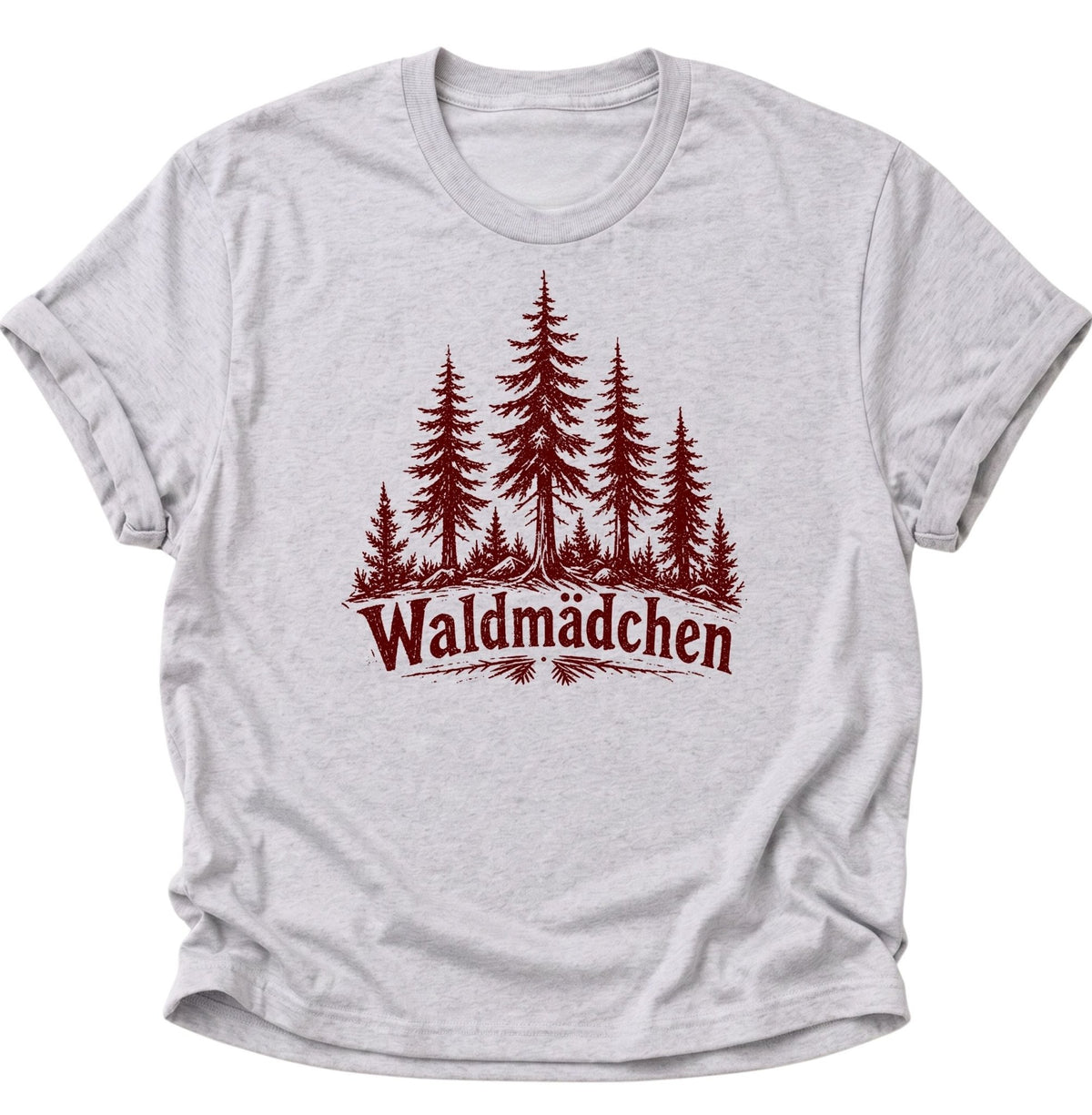 Waldmädchen Unisex T-Shirt Ash Grey - PINE & RIVER