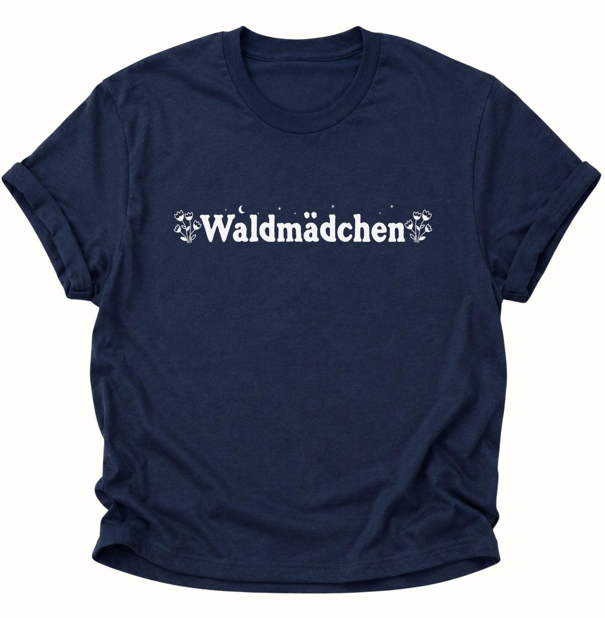 Waldmädchen Unisex T-Shirt Navy Blue - PINE & RIVER