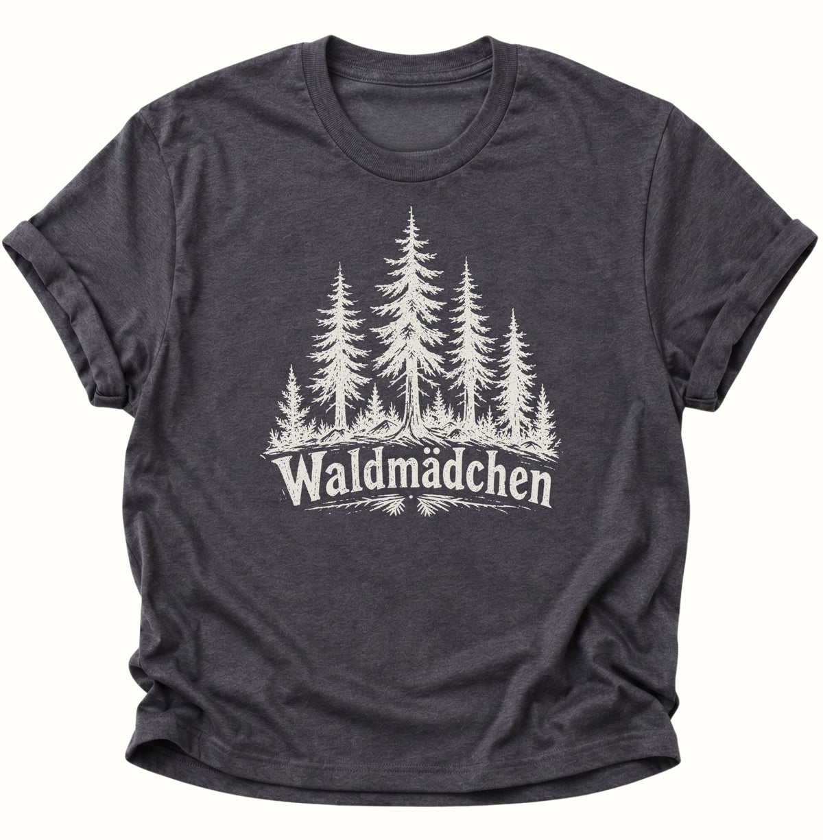 Waldmädchen Unisex T-Shirt Dark Heather - PINE & RIVER