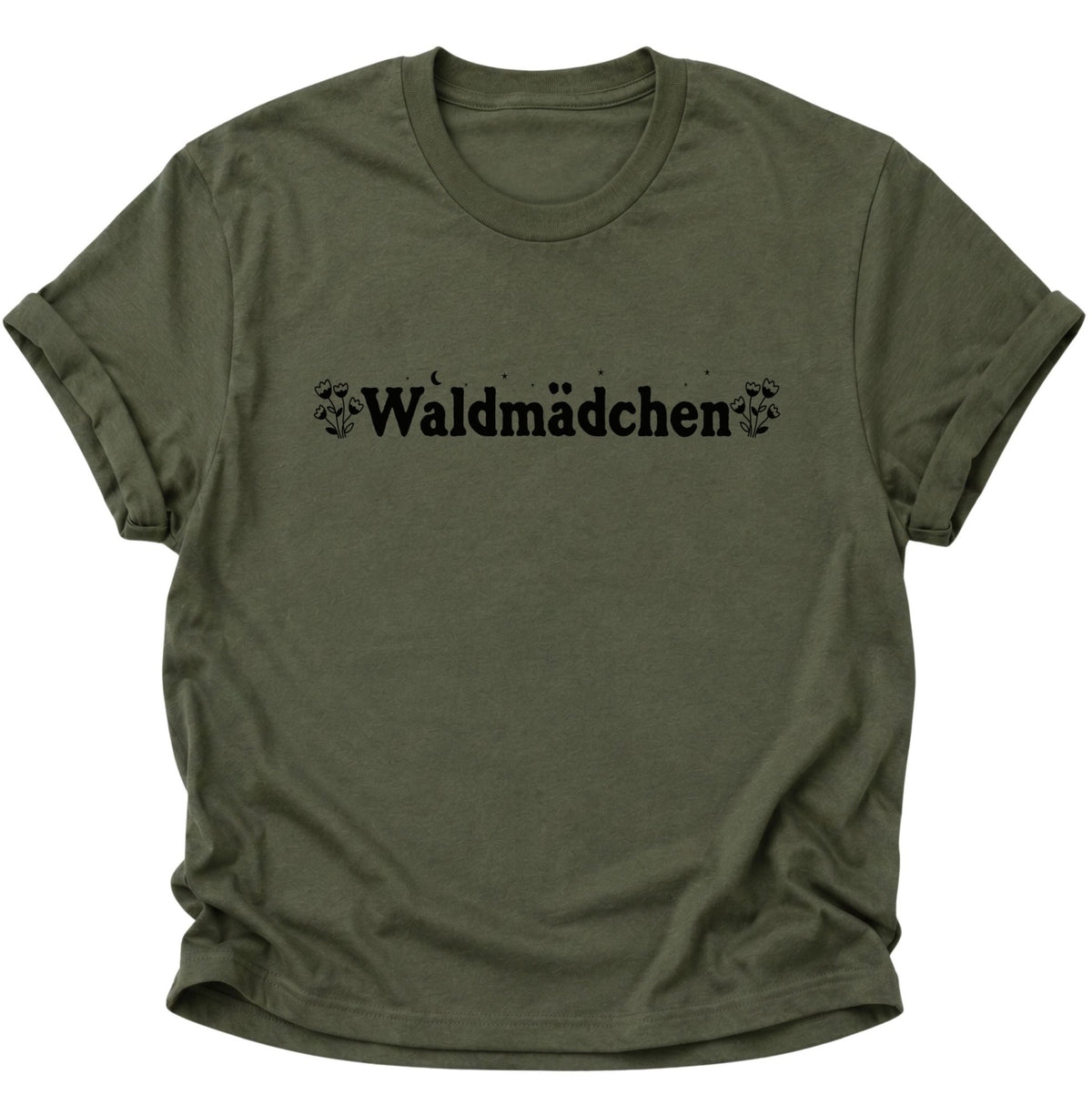 Waldmädchen Unisex T-Shirt Military Green - PINE & RIVER