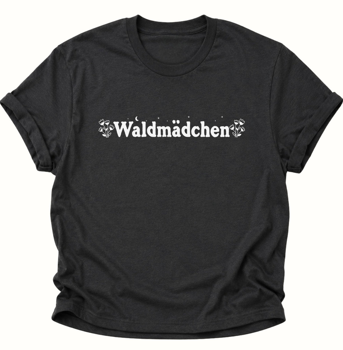 Waldmädchen Unisex T-Shirt Schwarz - PINE & RIVER