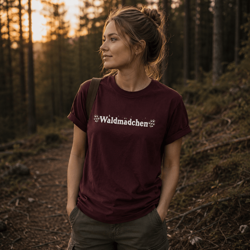 Waldmädchen Unisex T-Shirt Gelb - PINE & RIVER
