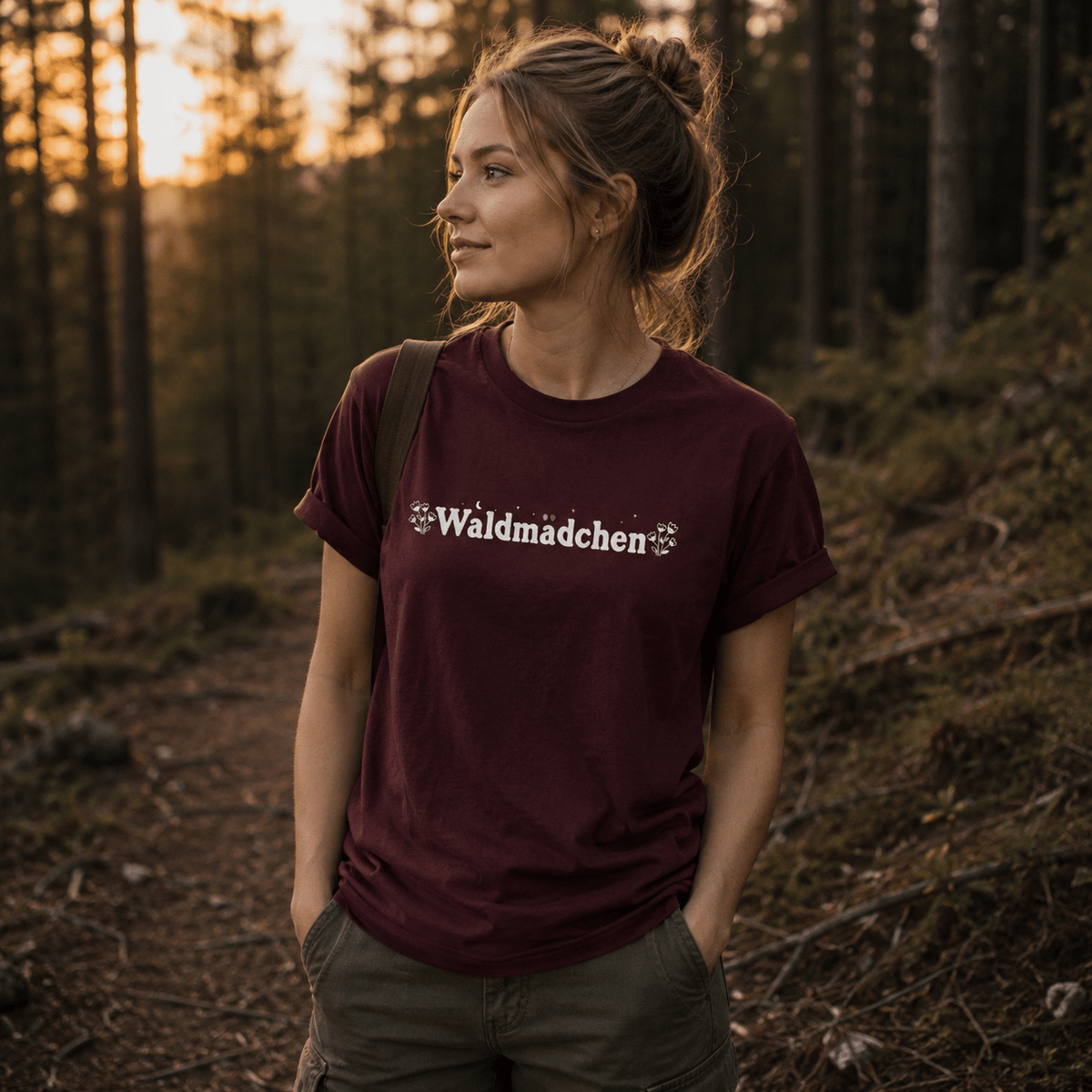 Waldmädchen Unisex T-Shirt Gelb - PINE & RIVER