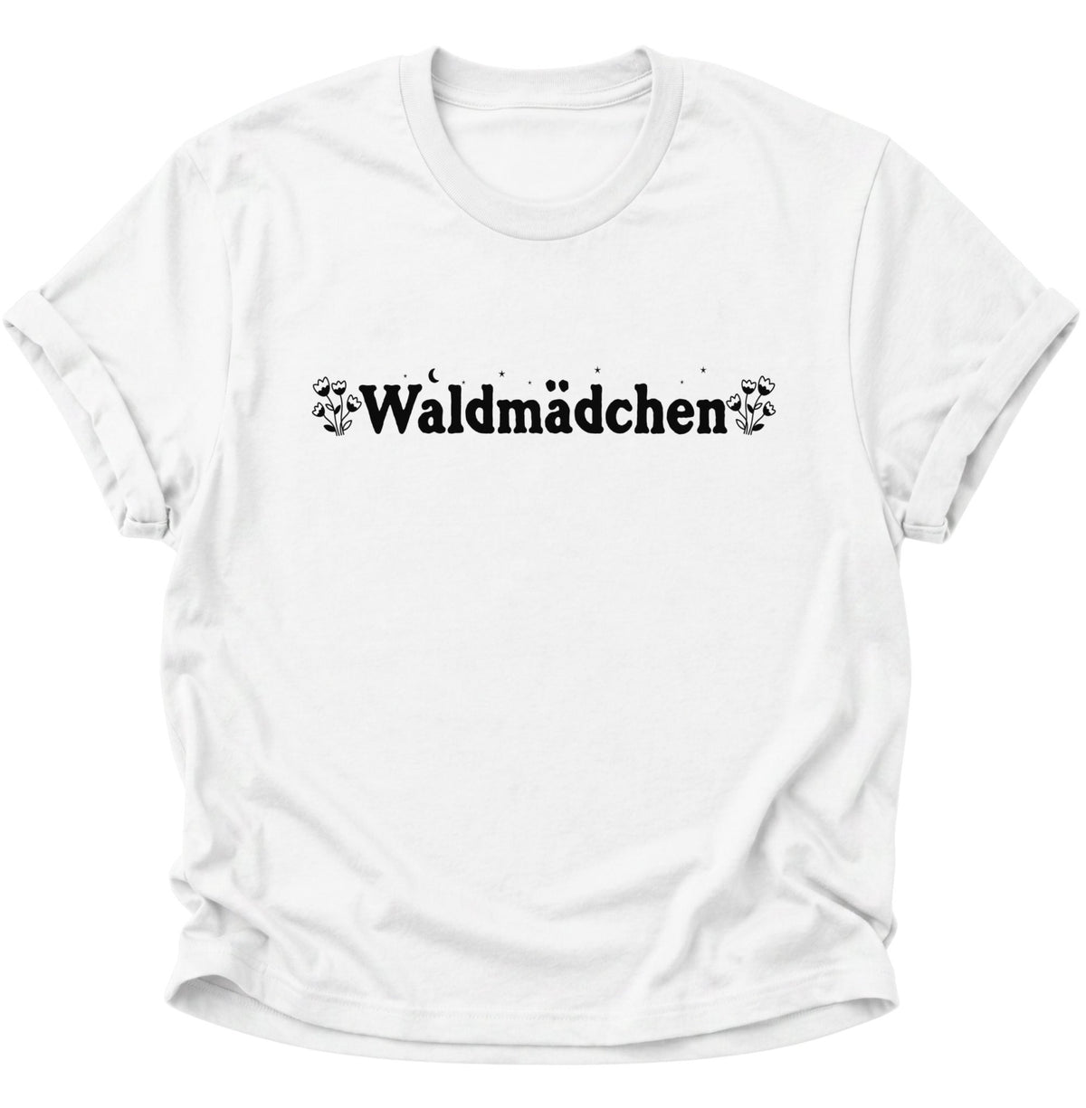 Waldmädchen Unisex T-Shirt Weiß - PINE & RIVER