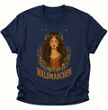 Waldmädchen Waldgöttin Unisex T-Shirt Navy Blue - PINE & RIVER
