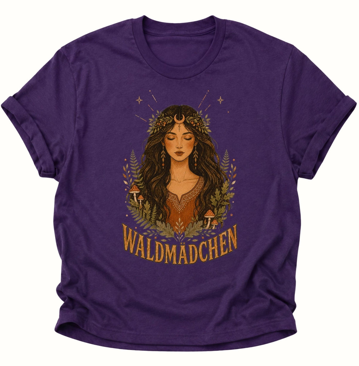 Waldmädchen Waldgöttin Unisex T-Shirt Purple - PINE & RIVER
