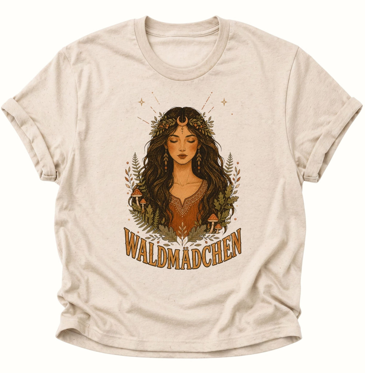 Waldmädchen Waldgöttin Unisex T-Shirt Nature - PINE & RIVER