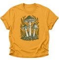 Waldpilze Botanik Unisex T-Shirt Gelb - PINE & RIVER