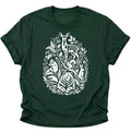 Waldtiere Natur Illustration Unisex T-Shirt Forest Green - PINE & RIVER