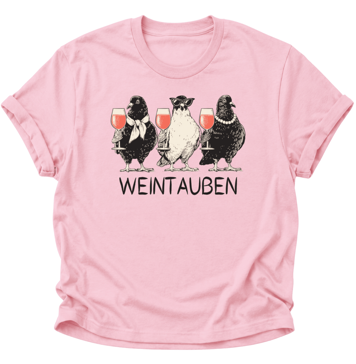 Weintauben Unisex T-Shirt Light Pink - PINE & RIVER