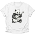 Panda E-Gitarre Unisex T-Shirt Weiß - PINE & RIVER