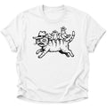 Crazy Katzen Gang Unisex T-Shirt Weiß - PINE & RIVER