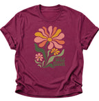 Wild Bloom T-Shirt Unisex T-Shirt Weiß - PINE & RIVER