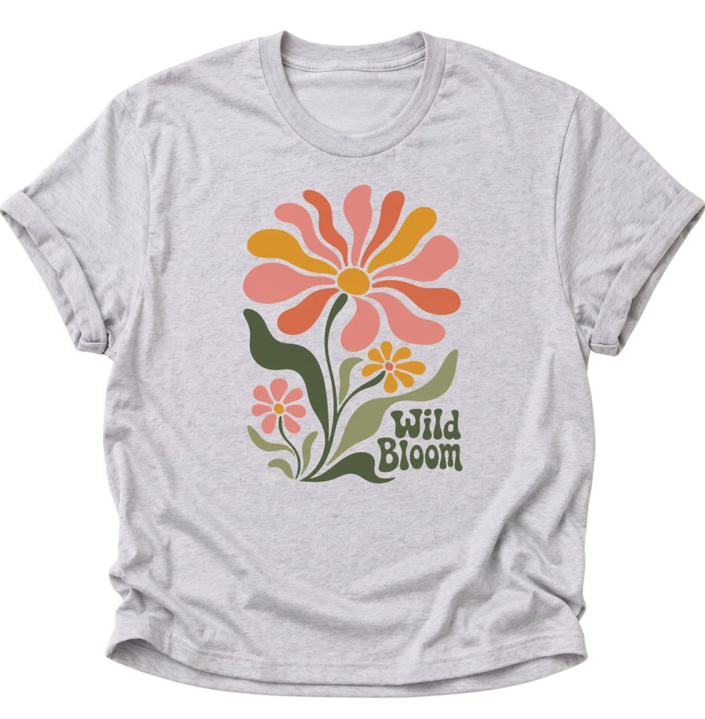 Wild Bloom T-Shirt Unisex T-Shirt Weiß - PINE & RIVER